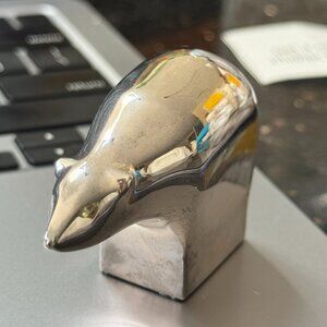 Silver Plated Polar Bear
